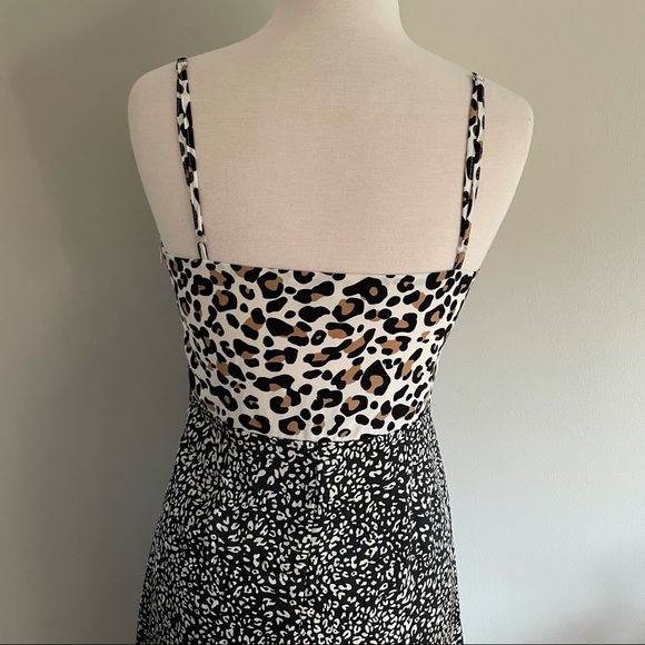 Lulu’s Being Bold Leopard Print Satin Midi Slip Dress - Picture 5 of 12